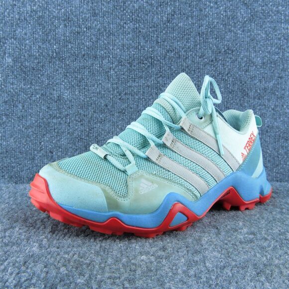 adidas Youth Girls Sneaker‎ Shoes Blue Synthetic Lace Up Size 4.5 Medium - Picture 1 of 10
